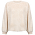 Top à manches longues Fluffy Fleece, Beige