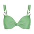 Vorgeformtes Push-up Bügel-Bikini-Top Mauritius, Grün