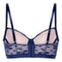 Soutien-gorge à armatures rembourré longline Lou, Bleu