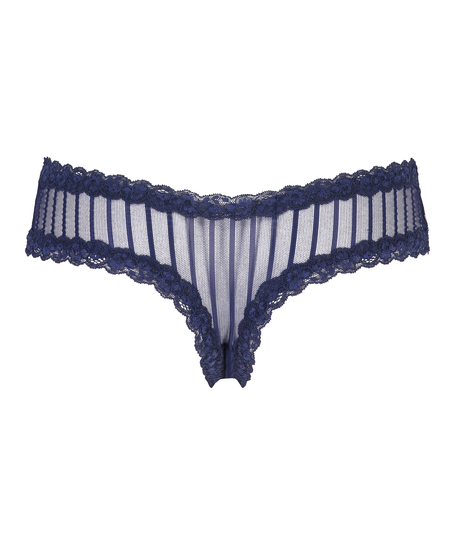 Brazilian V-shape mesh, Blau