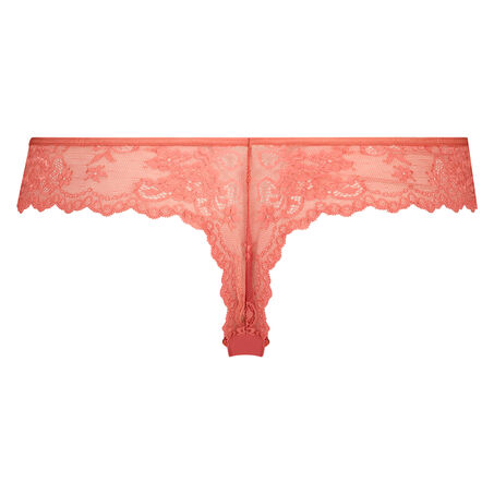 String Invisible Lace back, Rouge