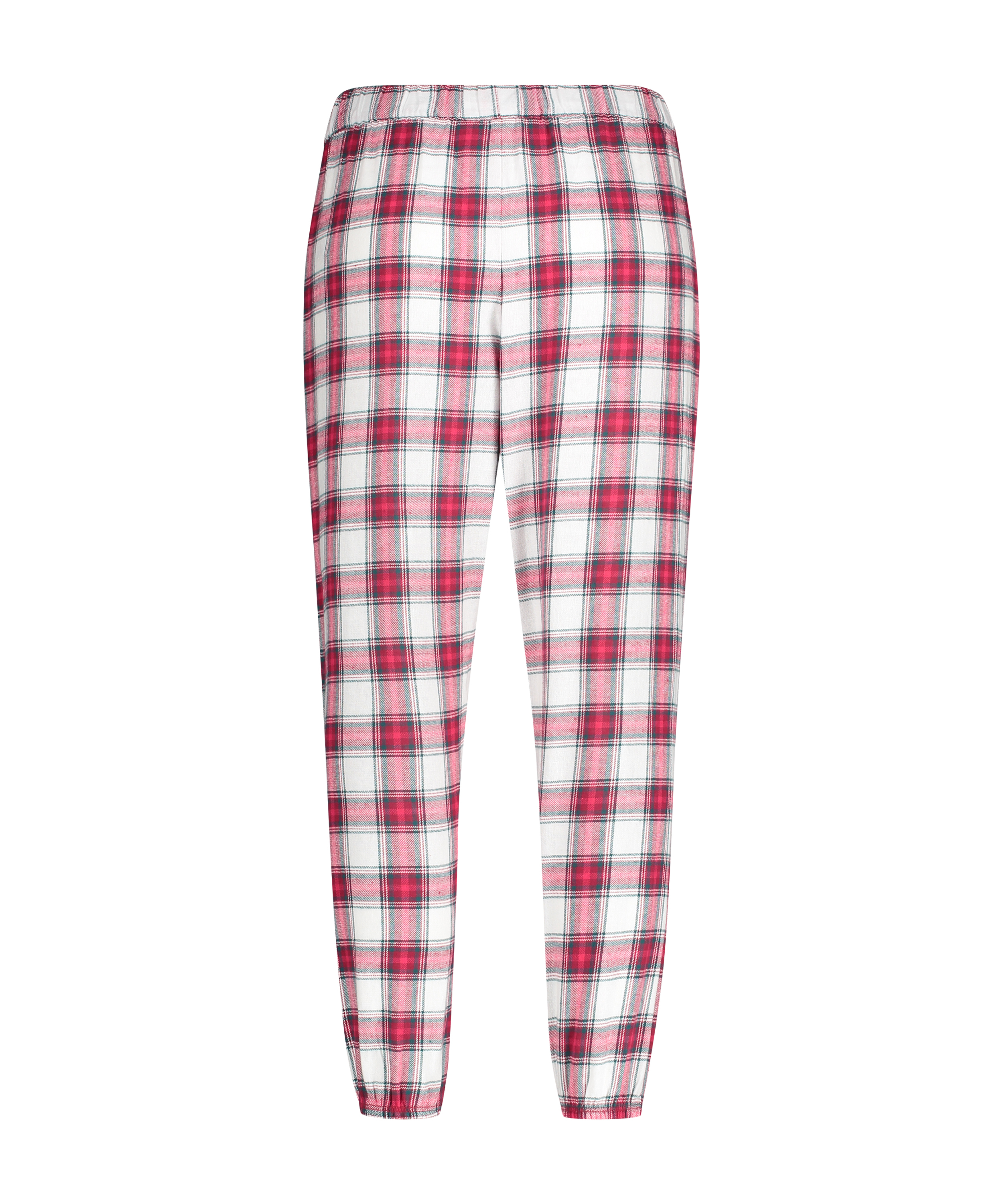 Petite Pyjamahose Twill Check, Rot, main