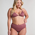 Bas de bikini Rio taille haute, Violet