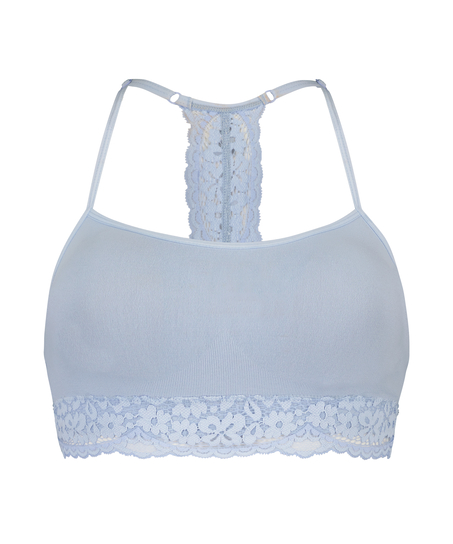 Brassi&egrave;re sans couture Marine, Bleu