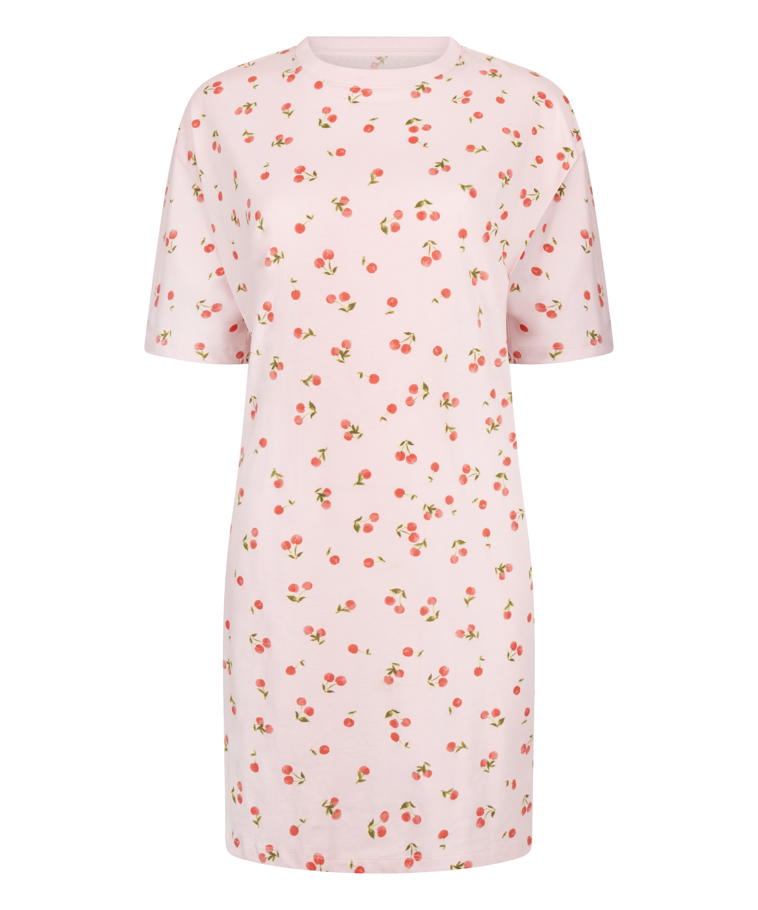 Nachthemd mit Rundhalsausschnitt, Rose, main
