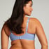 Unwattierter Minimizer-Bügel-BH Nina, Blau