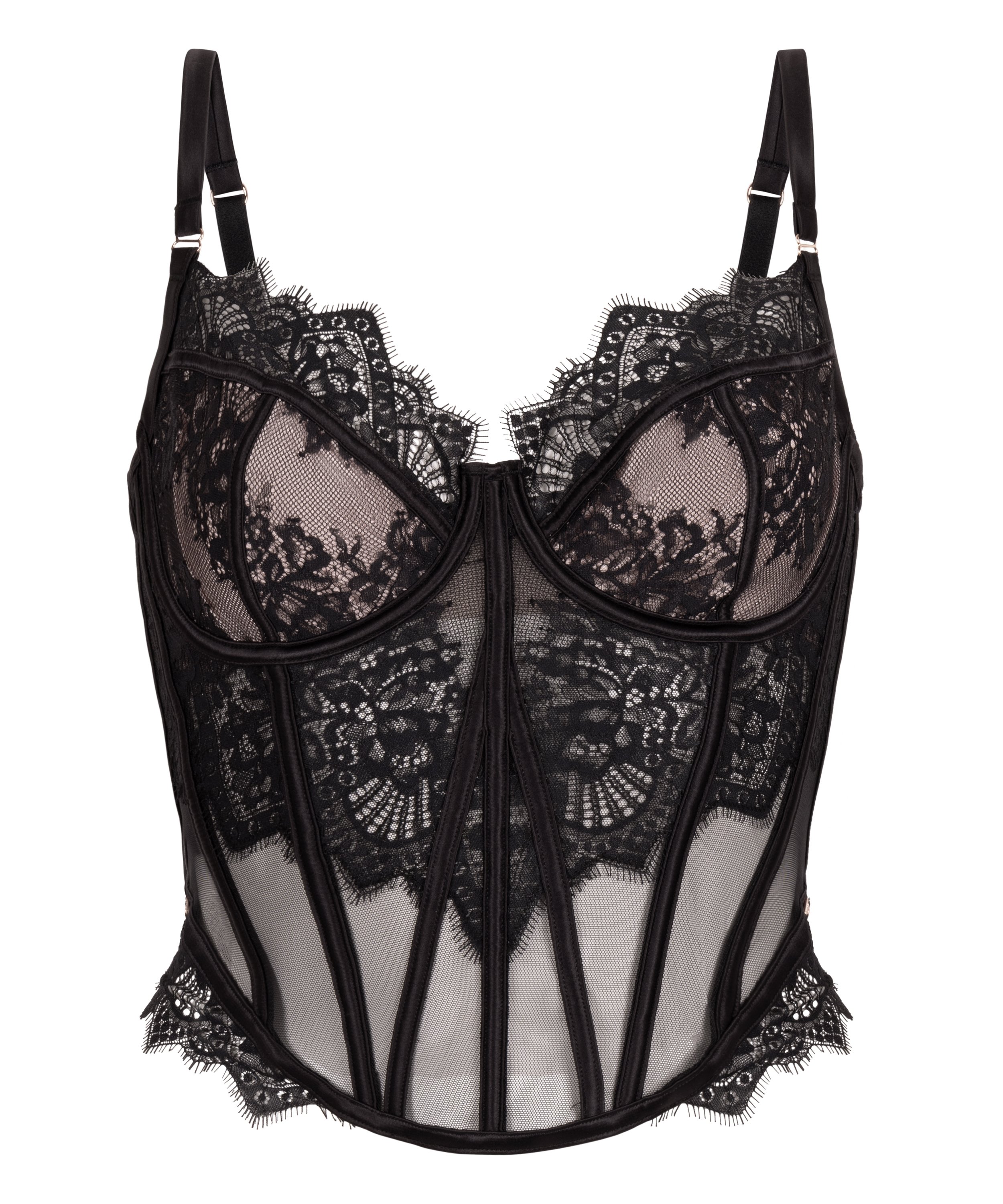 Bustier Zoe, Schwarz, main