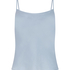 Satin-Cami Minimal, Blau
