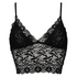 Bralette Longline Fancy, Schwarz
