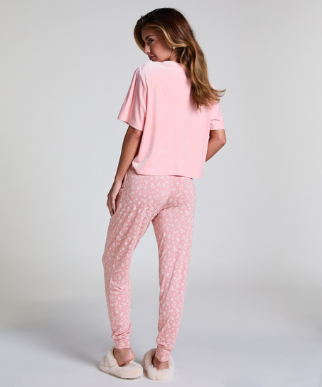 Pyjamahose Jersey, Rose