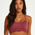 Nahtloser Bralette Marine, Rot