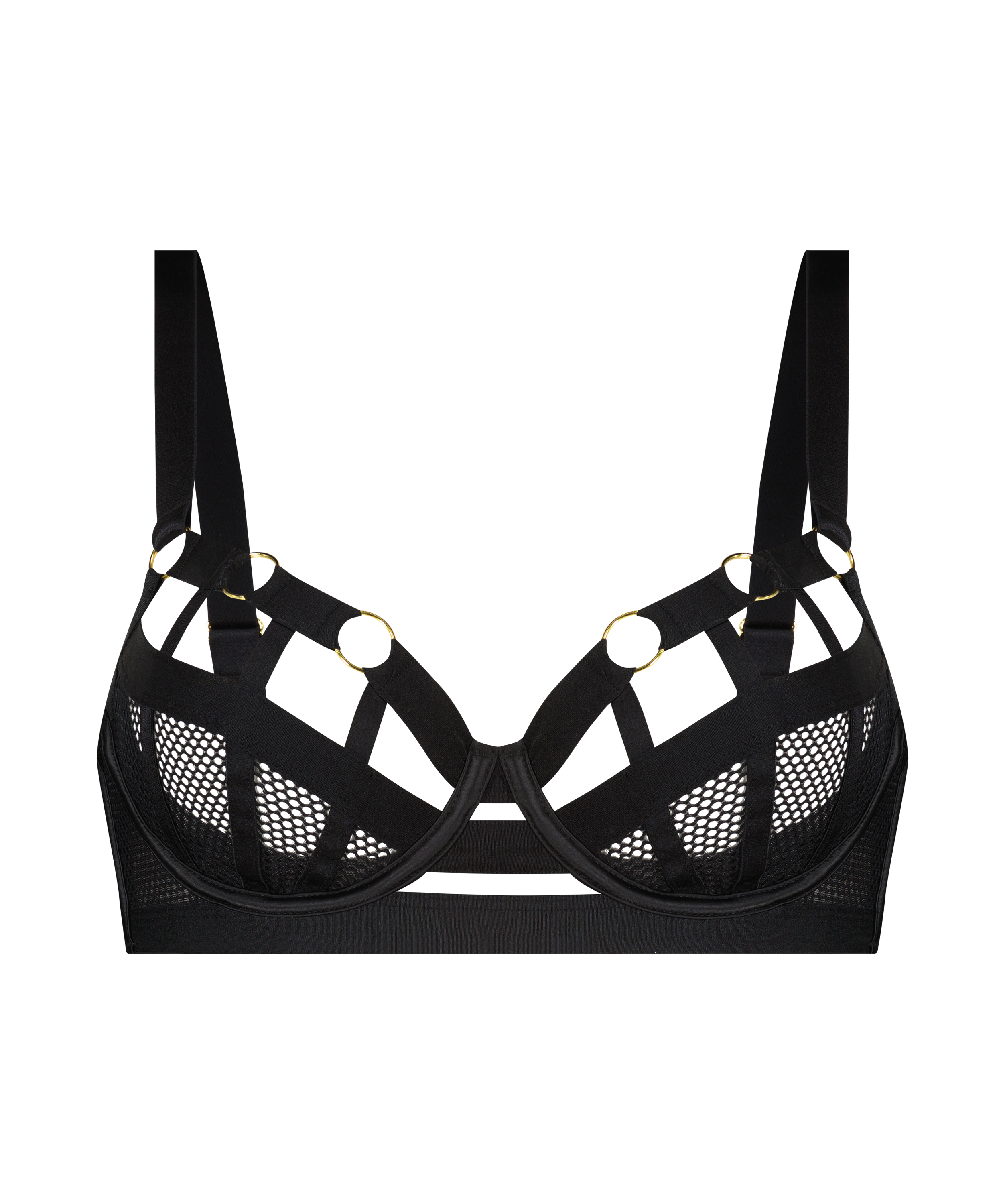 Soutien-gorge à armatures non-préformé Sting, Noir, main