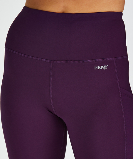 Short cycliste taille haute HKMX, Violet