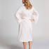 Robe longue en mousseline, Blanc