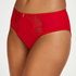 Hochgeschnittener Slip Diva, Rot