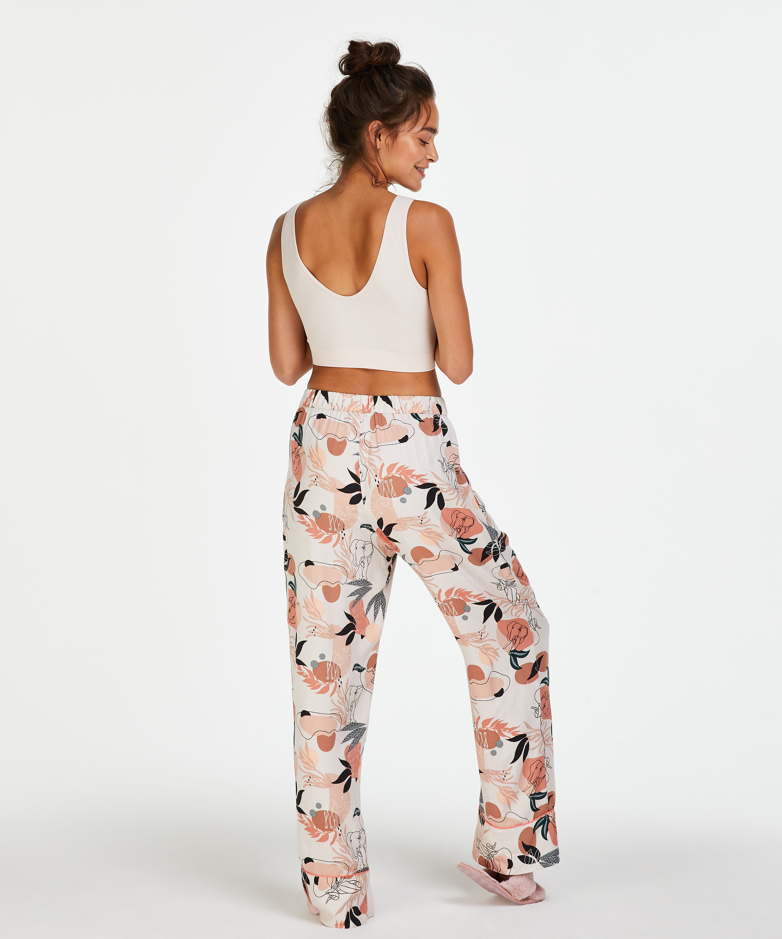 Pyjamahose Woven, Rose, main