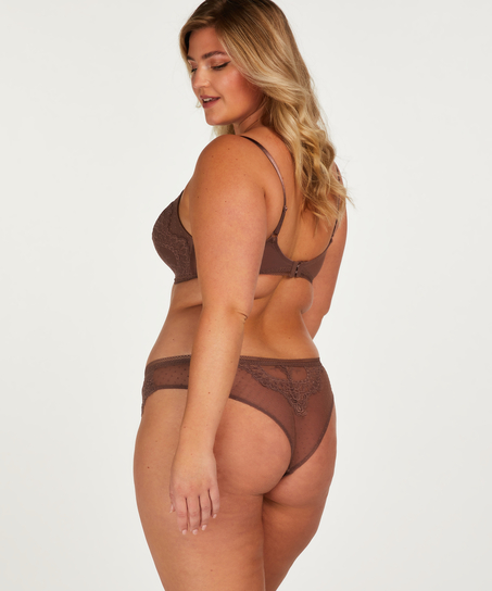 Soutien-gorge préformé sans armature Bessie, Marron
