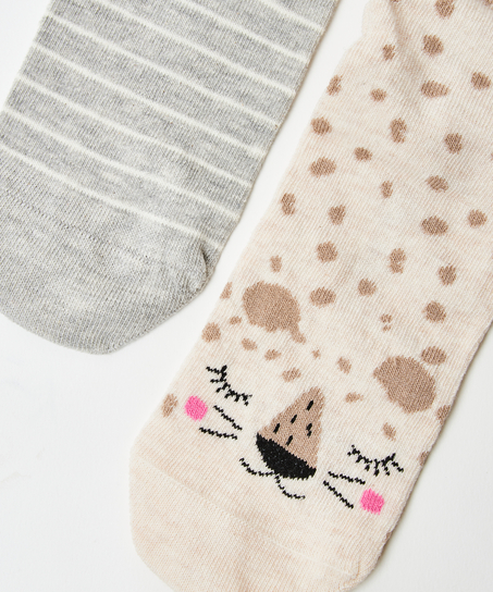 2 Paires de Chaussettes, Blanc