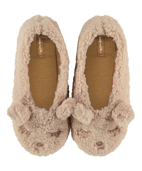 Chaussons ballerine, Beige