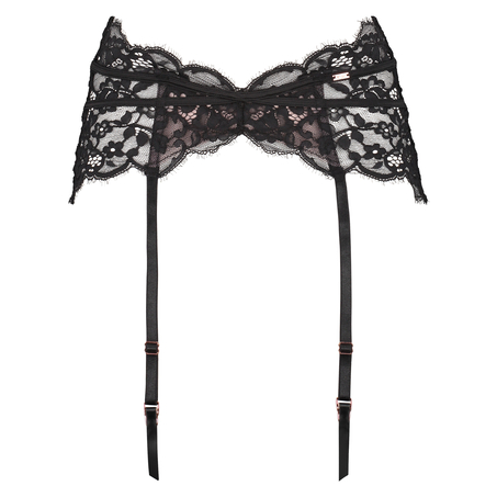 Jarretelles Poppy, Noir