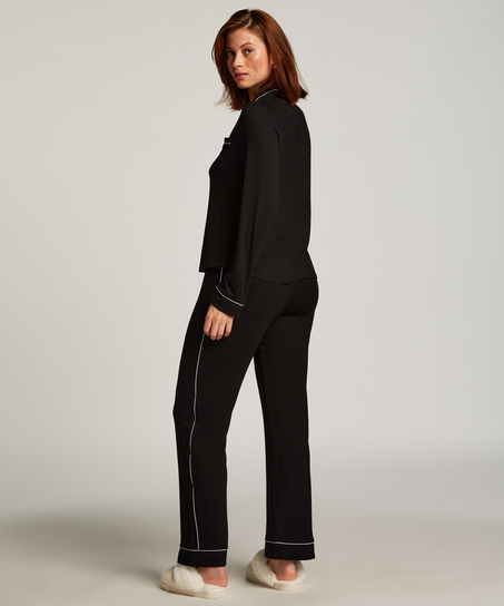 Pantalon en jersey Essential, Noir