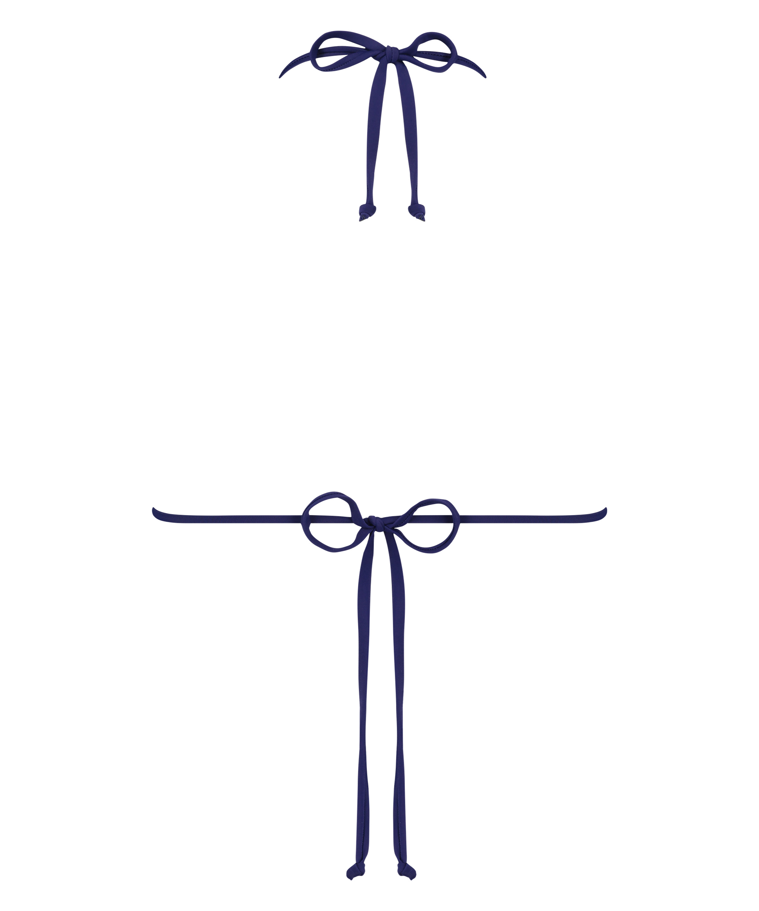 Haut de bikini triangle Doha, Bleu, main