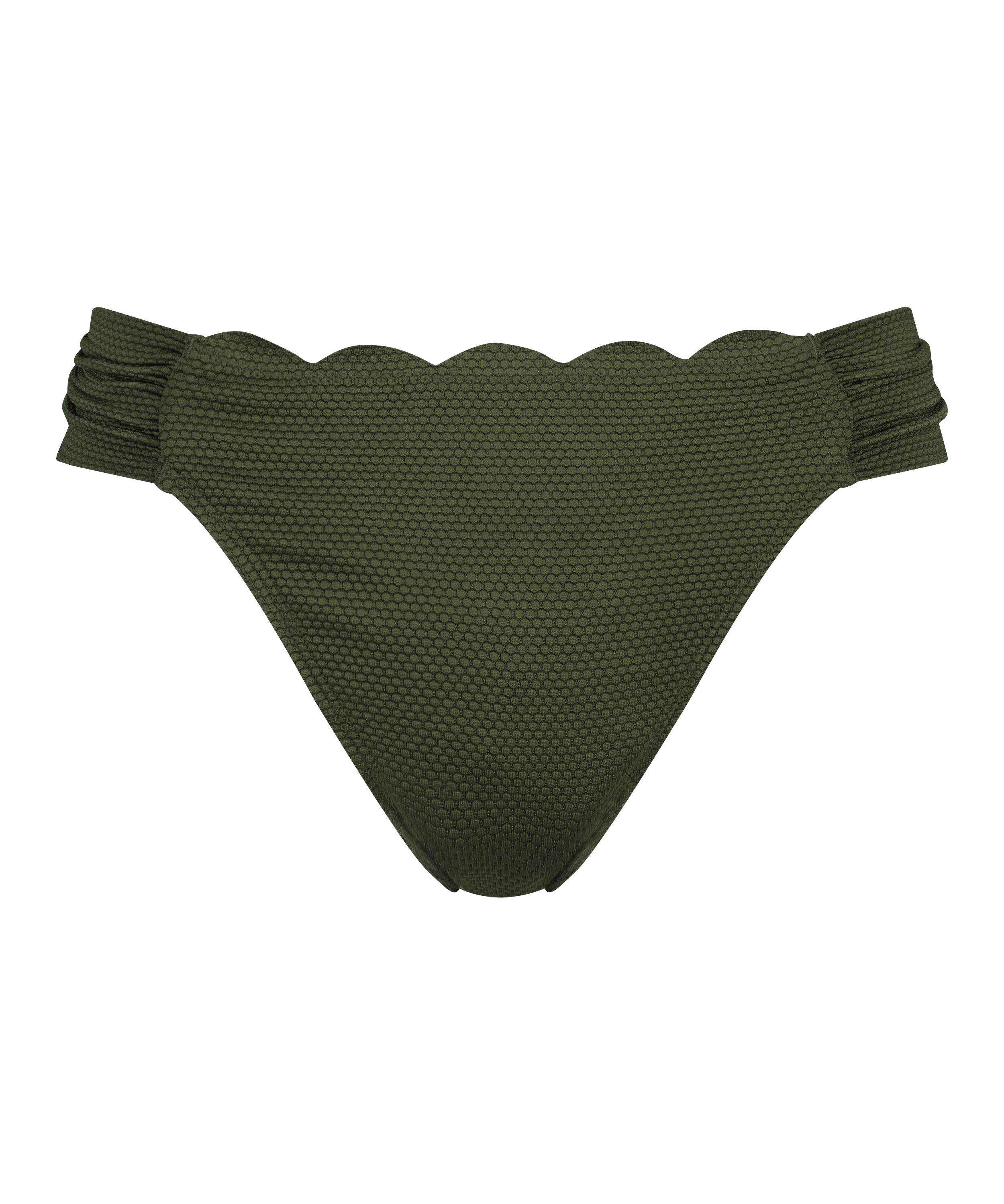Slip de Bikini Rio Scallop, Vert, main