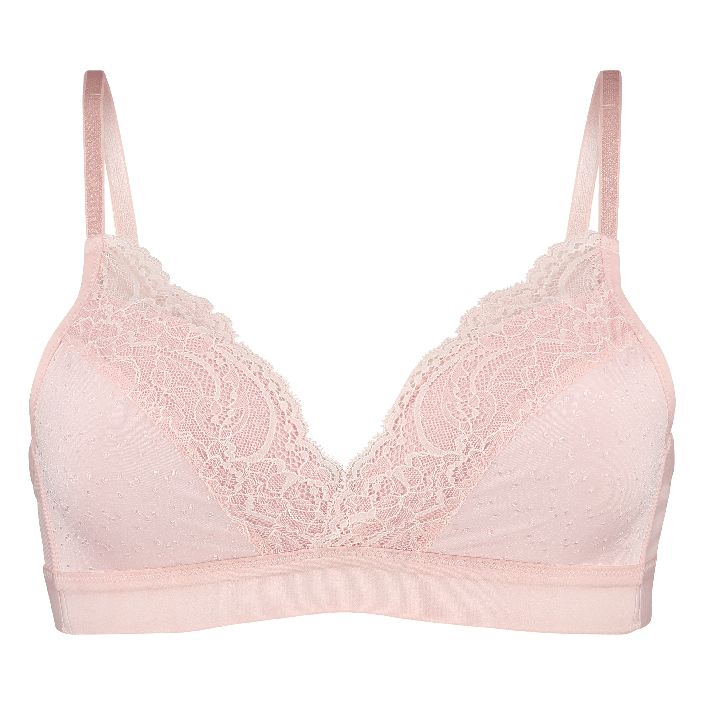Soutien-gorge pr&eacute;form&eacute; sans armatures Sophie, Rose, main