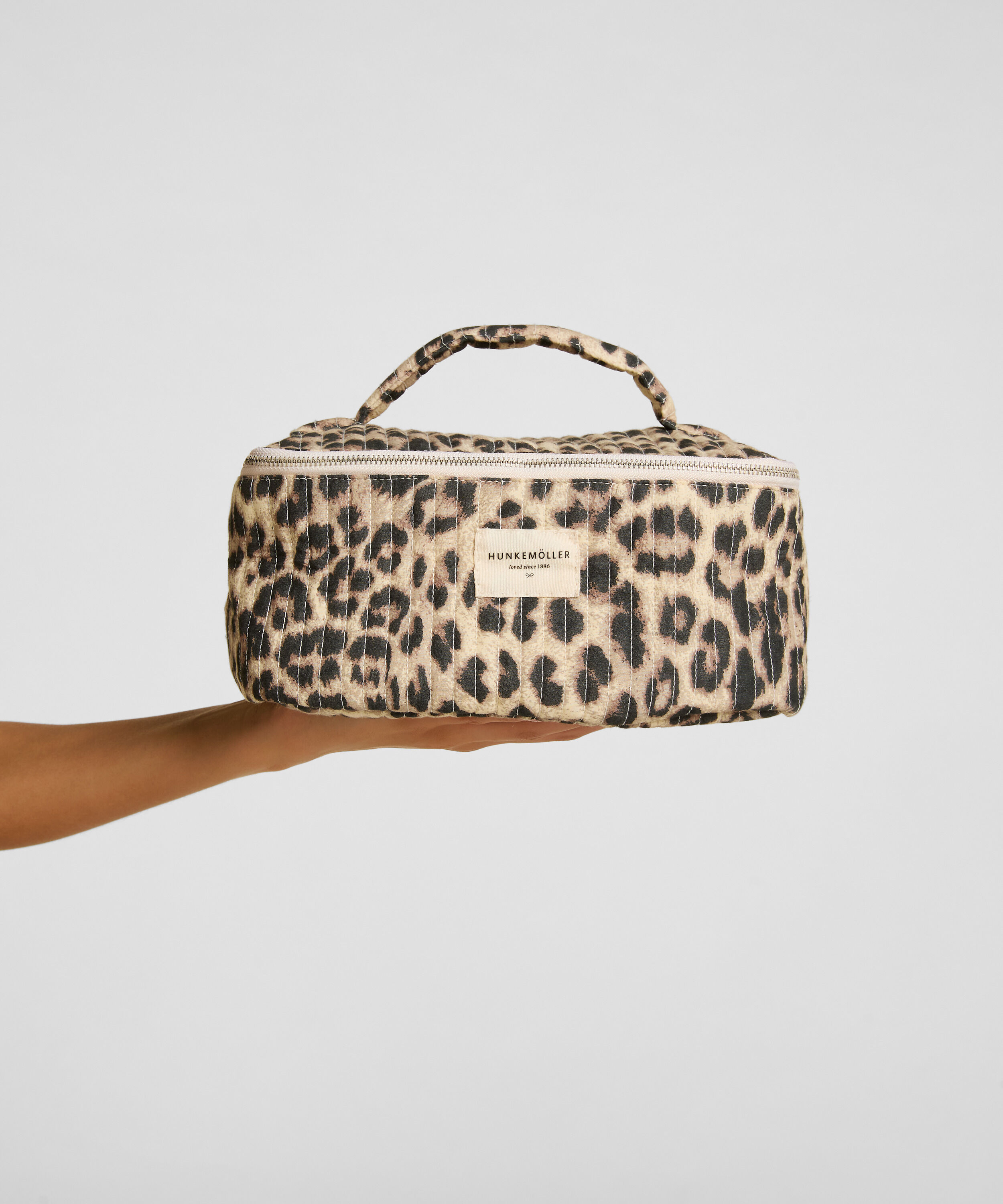 Trousse de Toilette Leopard, Blanc Trousse de Toilette Leopard, Blanc
