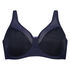 Soutien-gorge &agrave; armatures non-pr&eacute;form&eacute; minimiseur Nina, Bleu