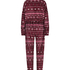 Onesie aus Fleece, Rot