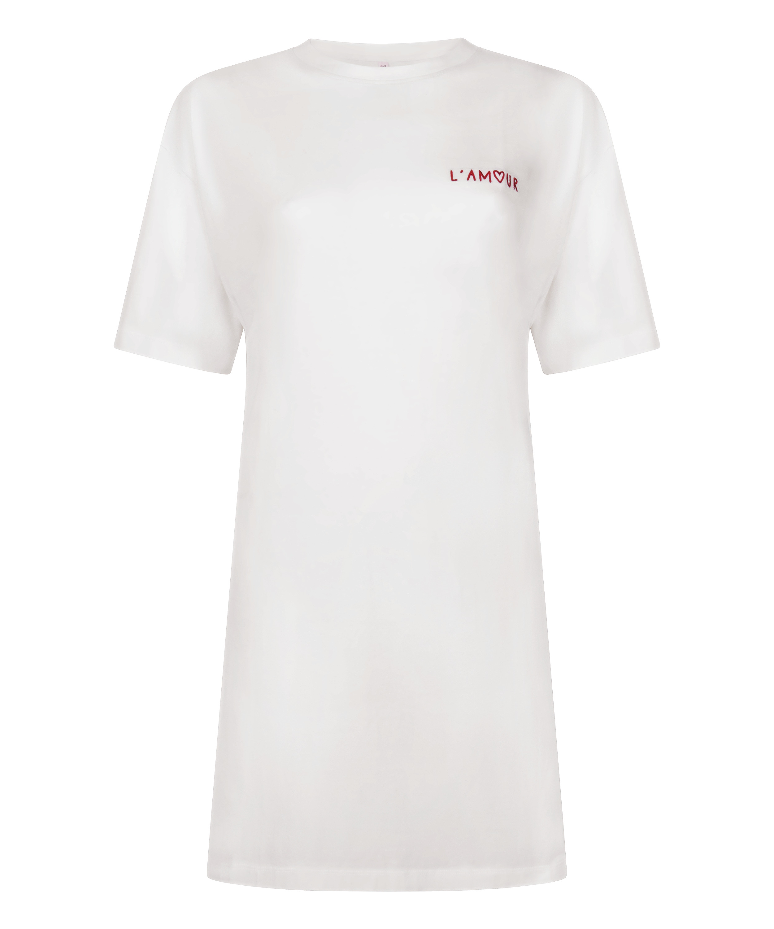Chemise de nuit, Blanc, main