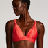 Haut de bikini triangle Luxe, Rouge