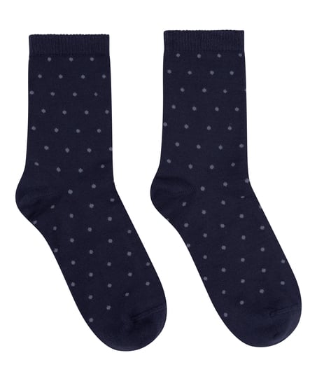 Chaussettes courtes en modal, Bleu