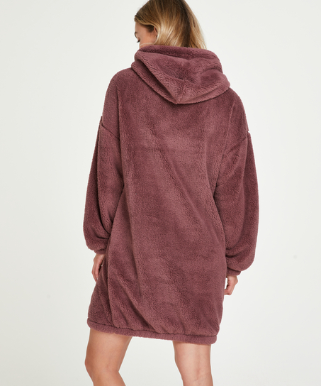 Robe snuggle polaire femme, Rose