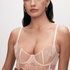 Soutien-gorge longline à armatures non préformé Sher, Rose