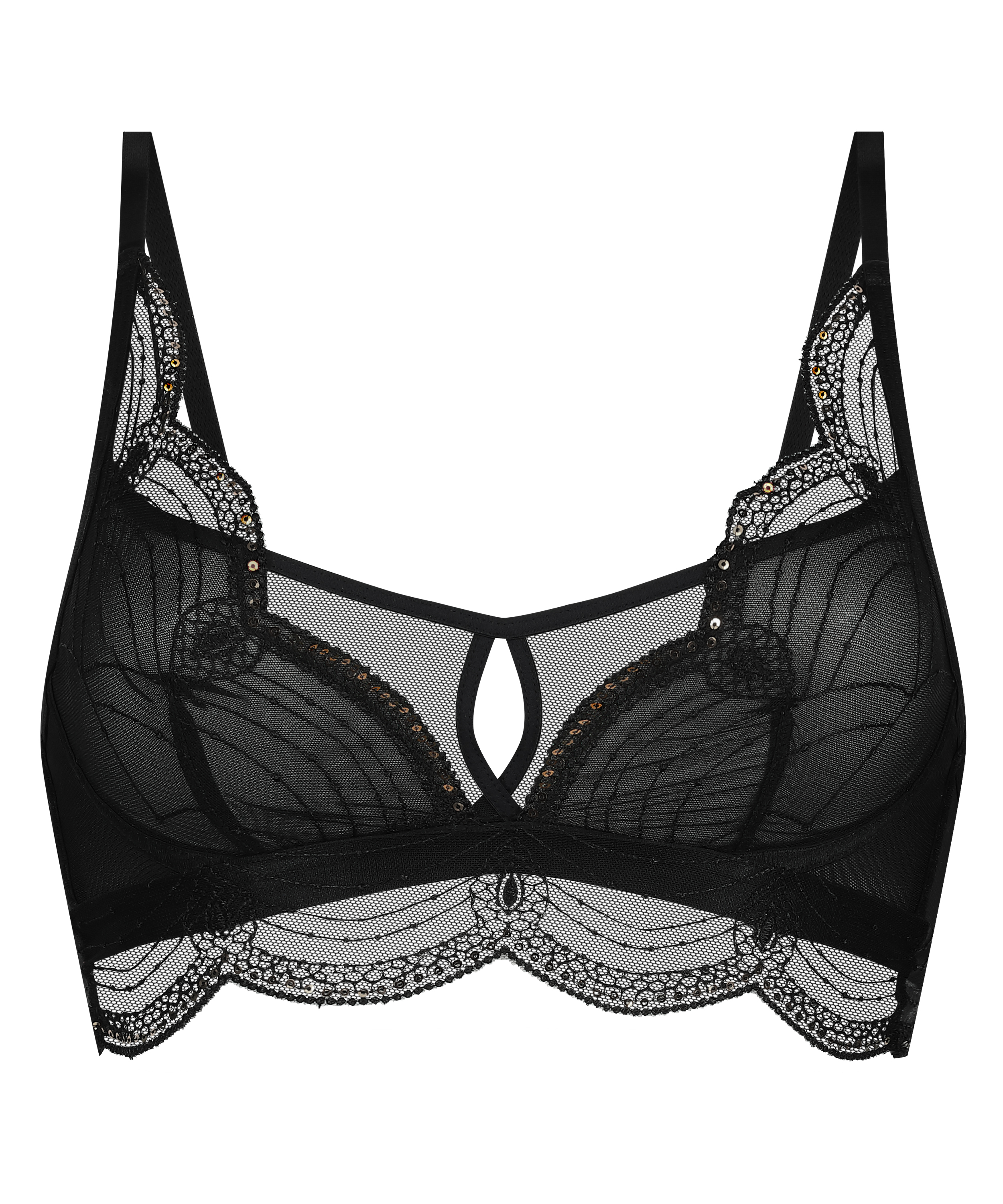 Bralette Ruby, Schwarz, main