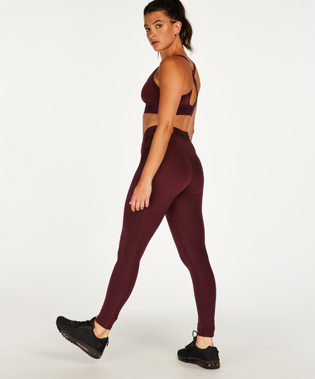 HKMX Sport-Leggings mit regulärer Taille, Lila