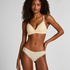 Slip br&eacute;silien Lola, Jaune