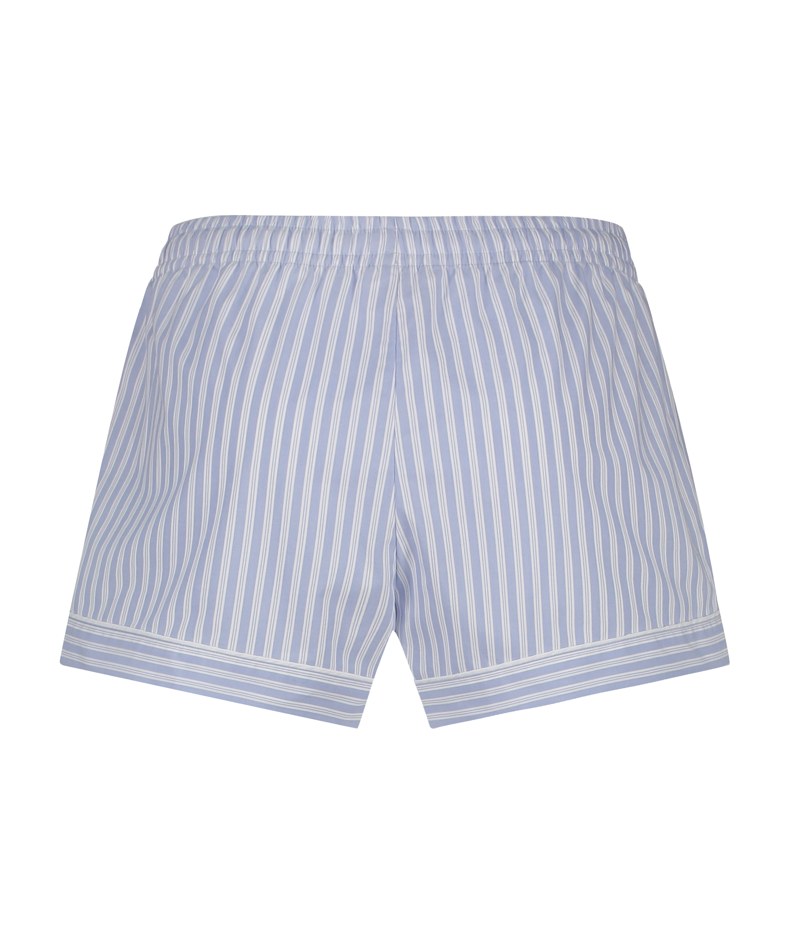 Short Coton, Bleu, main