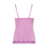 Cami Top Velours Lace, Rose