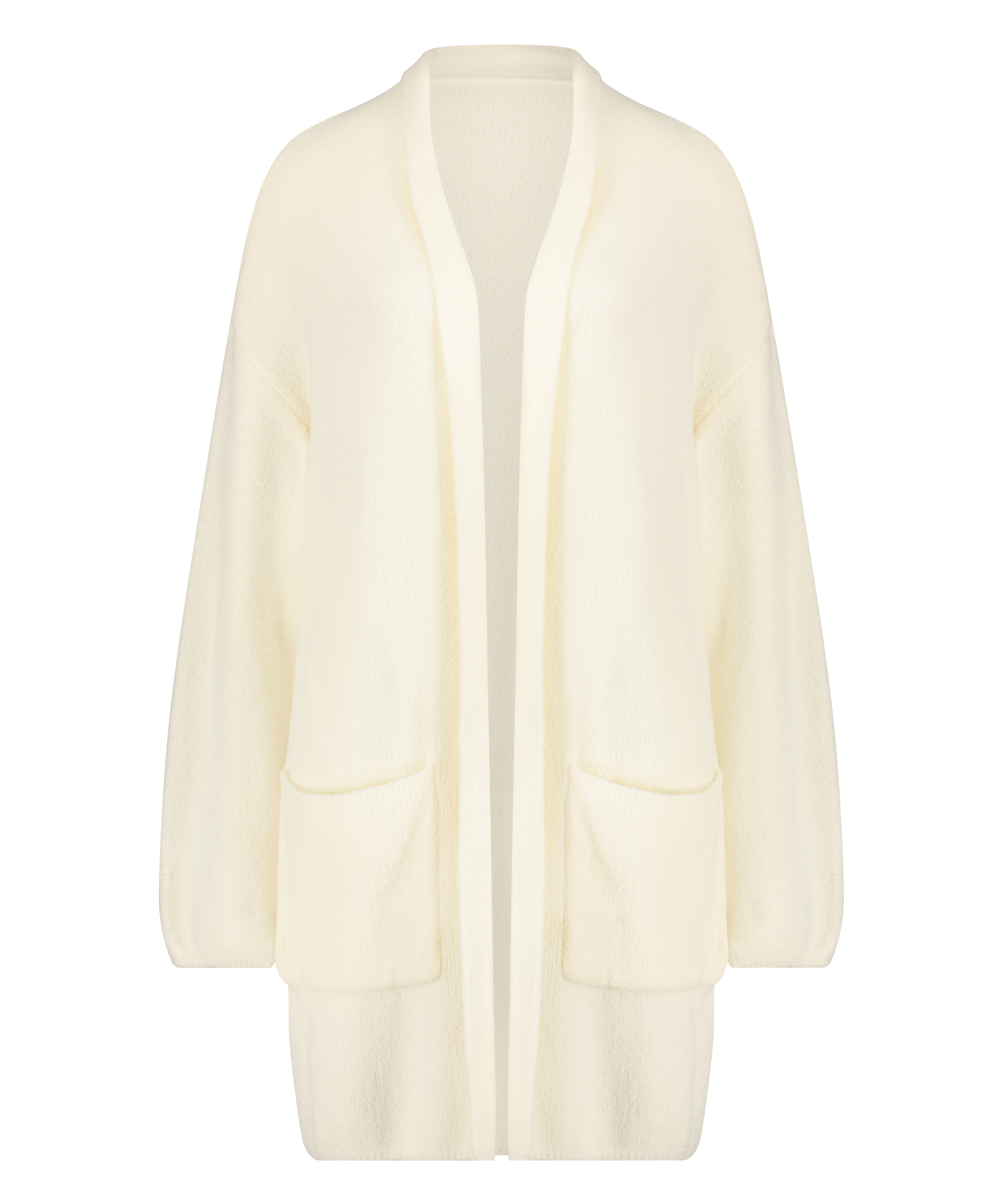 Premium Weste lang Fluffy, Wei&szlig;, main