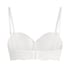 Soutien-gorge à armatures préformé Marine, Blanc