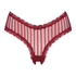 Slip brésilien V-shape mesh, Rouge