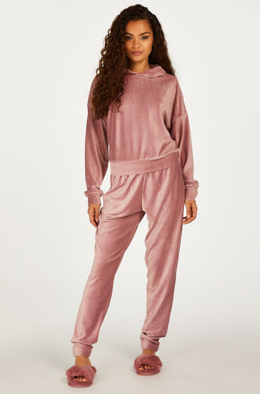 Image of Hunkemöller Jogginghose Velours Rib Rose