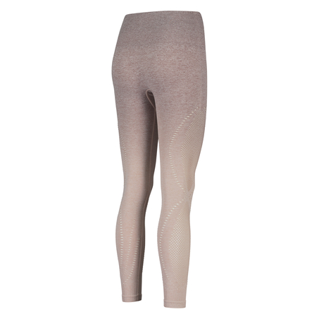 HKMX Sportlegging mit Rundstrickmuster und hoher Taille in Ombre-Print, Rose