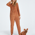 Onesie Polaire Renne, marron