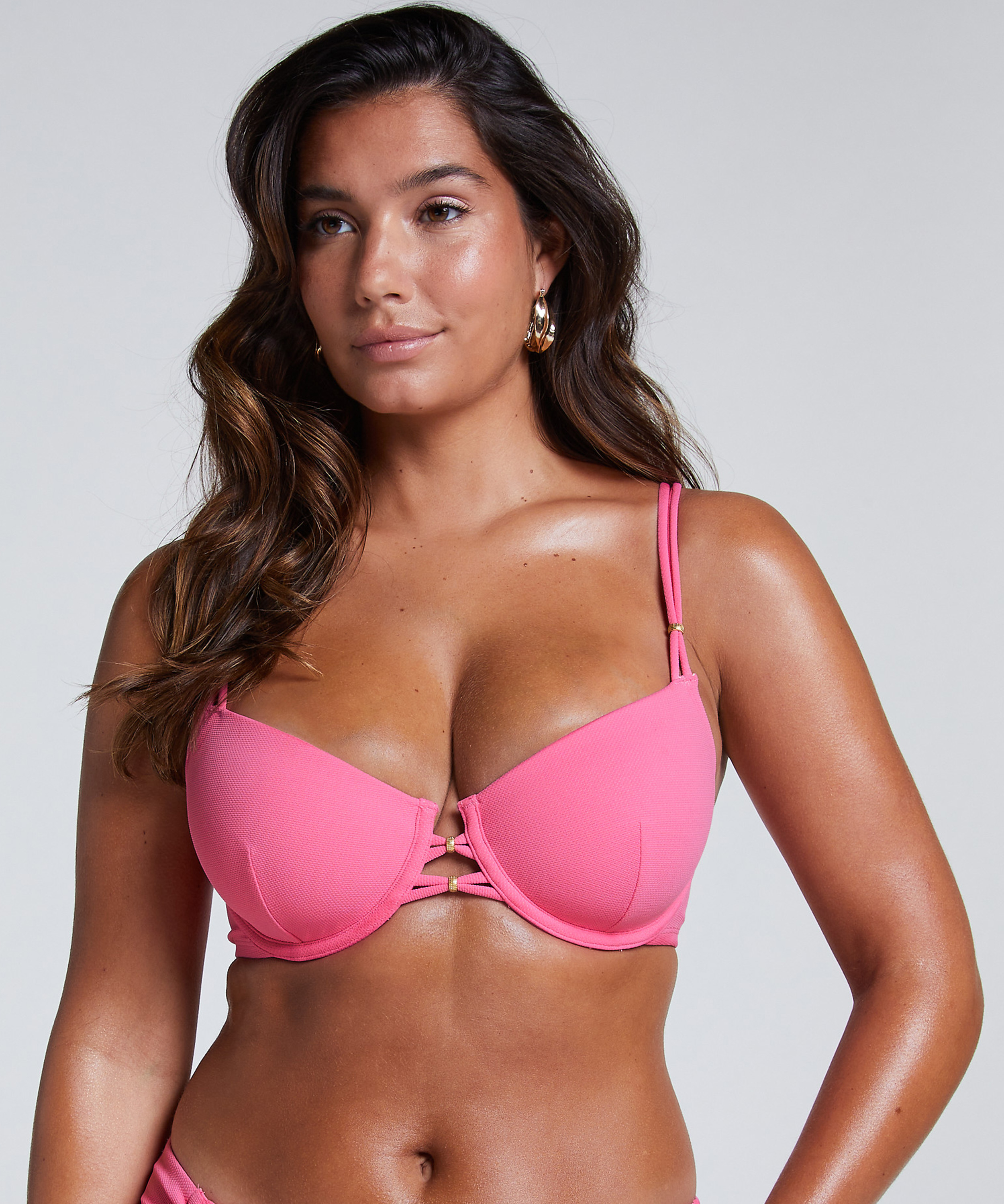 Bikini-Oberteil Holbox, Rose, main