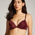 Soutien-gorge à armatures préformé Plunge, Rouge