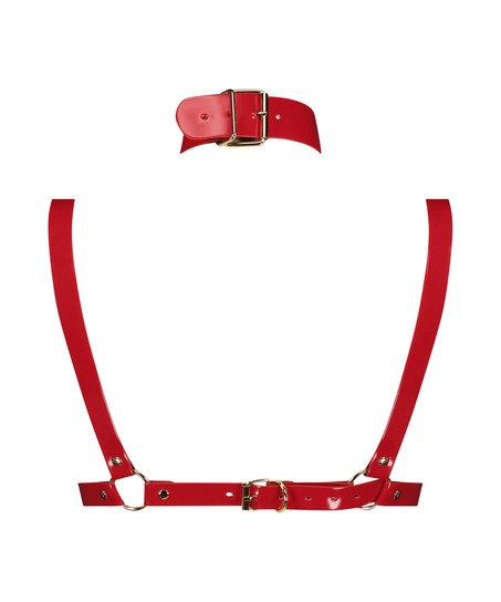 Private Choker Harness, Rot